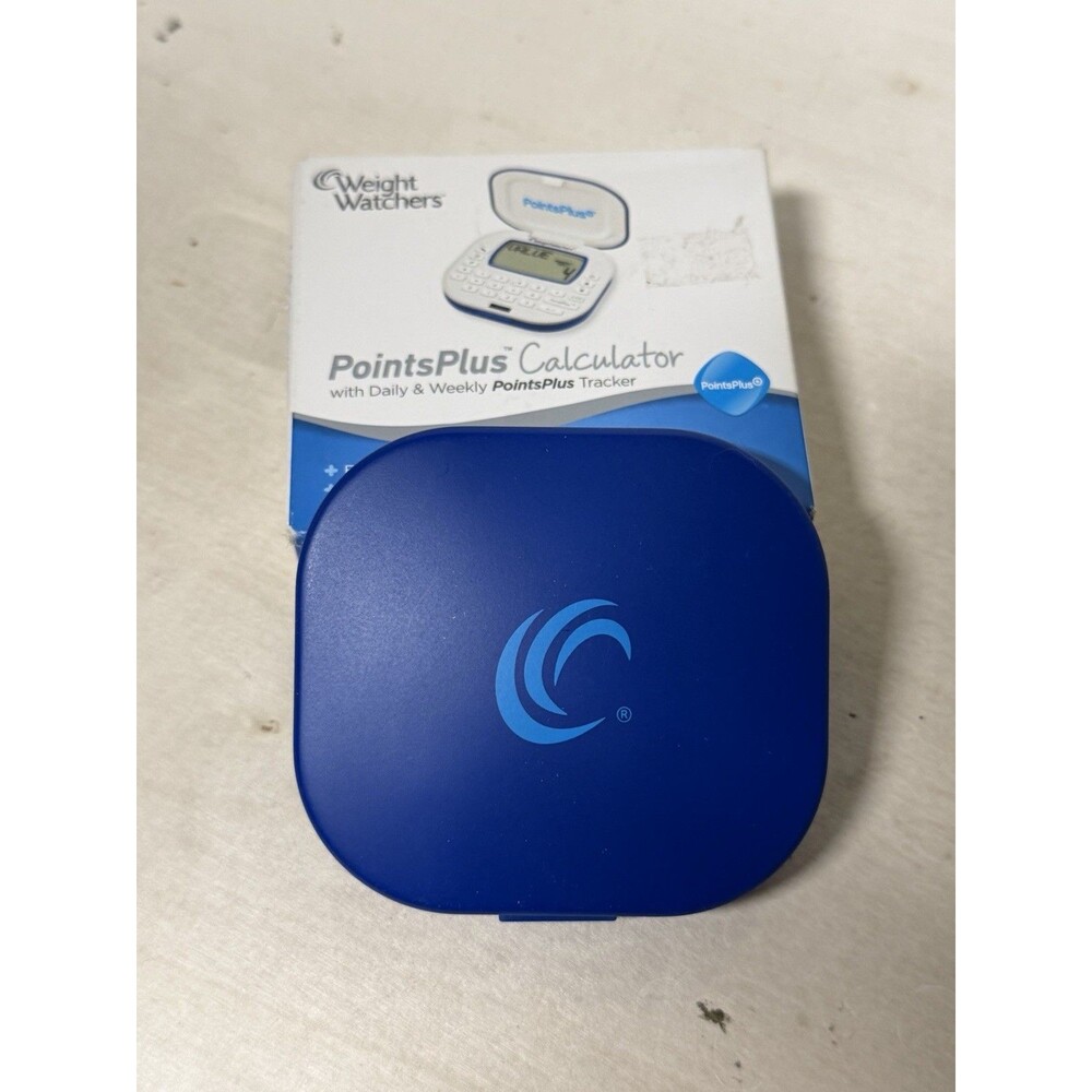 Weight Watchers Points Plus Calculator Blue with Original Box and Instructions